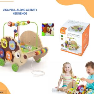 VIGA - 4-in-1 Pull-Along Activity Hedgehog