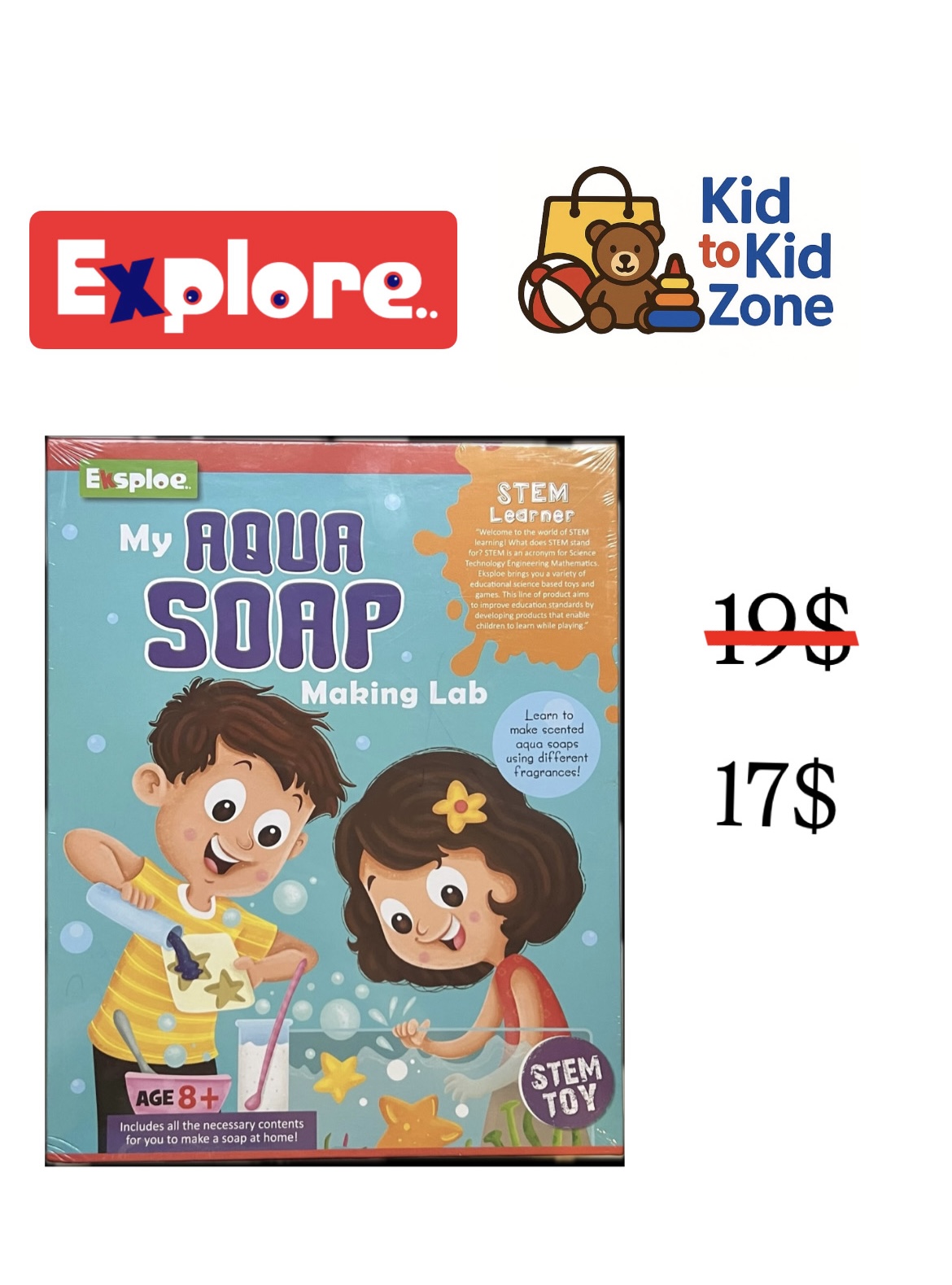 Ekplore - My Aqua Soap Making Lab ,AGE:8+