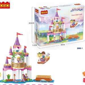 COGO Fairy Swan Lake Castle Building Set (191 Pieces)