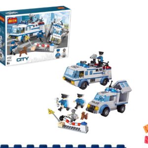 COGO City Police Patrol Van & Dog Unit (368 Pieces)